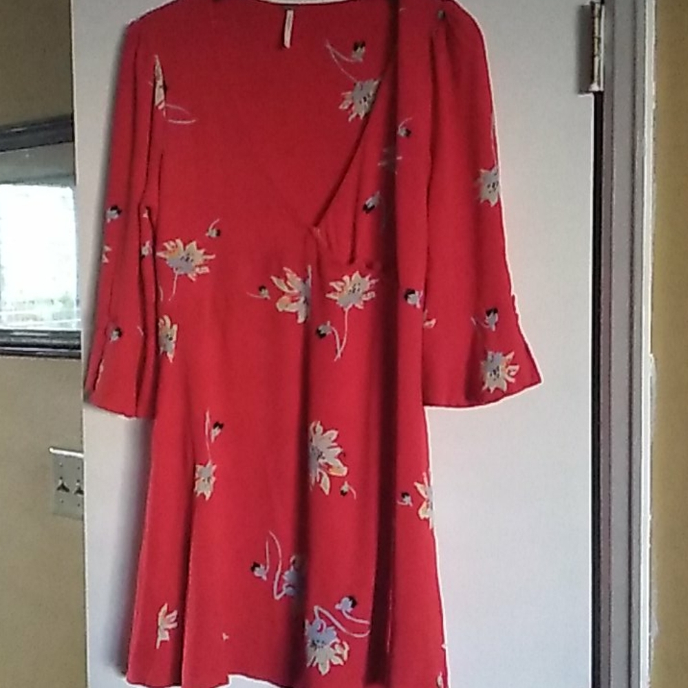 Free People Red Dress